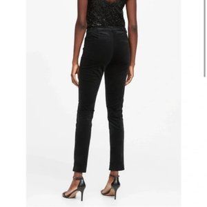 Banana Republic Black Velvet Sloan Pant 2